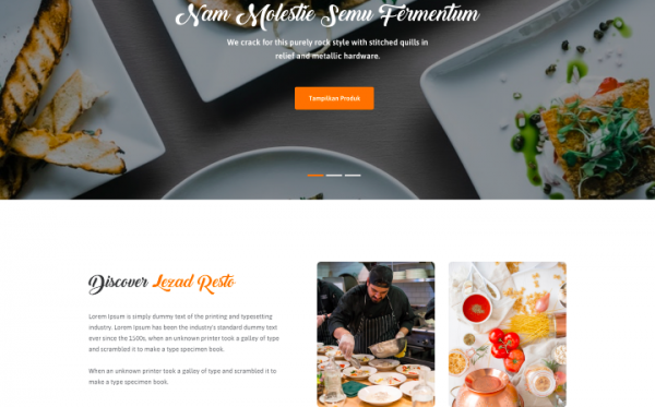 Design Ui Web - Foods