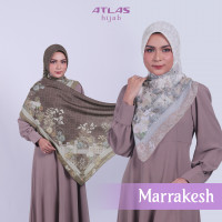  Atlas Hijab Ville Lumiere Series Motif Marrakesh Kerudung Segi Empat
