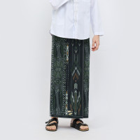  Sarung ATLAS Super Premium 920 Motif A9 KJA Hitam Hijau