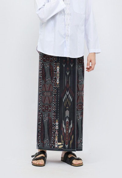 Sarung ATLAS Super Premium 920 Motif A9 KJA Hitam Merah
