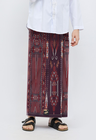  Sarung ATLAS Super Premium 920 Motif A9 KJA Merah Hati