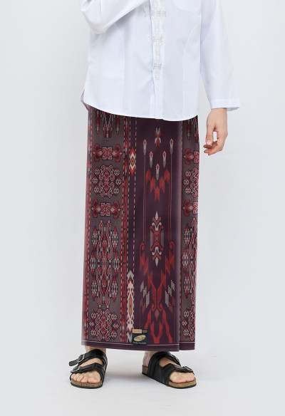 Sarung ATLAS Super Premium 920 Motif KJB Merah Hati