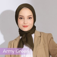 Atlas Hijab Super Premium Shafiyah Army Green