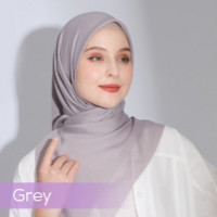 Atlas Hijab Super Premium Shafiyah Grey