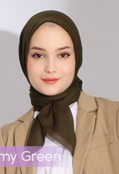 Atlas Hijab Super Premium Shafiyah Army Green
