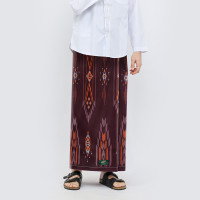 Sarung ATLAS Favorit 525 Kembang Motif BHS A4 PSA 04 Merah Hati