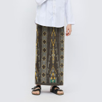  Sarung ATLAS Favorit 525 Kembang Motif BHS A4 PSA 05 Olive Muda