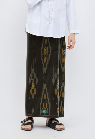 Sarung ATLAS Favorit 525 Kembang Motif BHS A4 PSA 03 Olive Muda