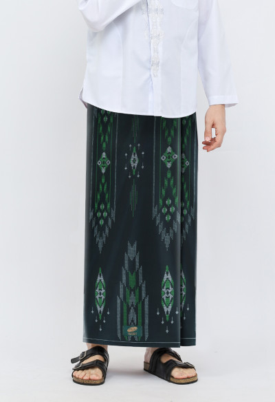 Sarung ATLAS Favorit 525 Kembang Motif BHS A4 PSA 04 Olive Tua