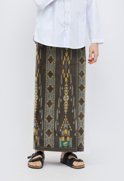  Sarung ATLAS Favorit 525 Kembang Motif BHS A4 PSA 05 Olive Muda