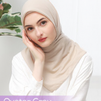 Atlas Hijab Universal Hayya Oyster Grey
