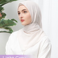 Atlas Hijab Universal Hayya Light Grey