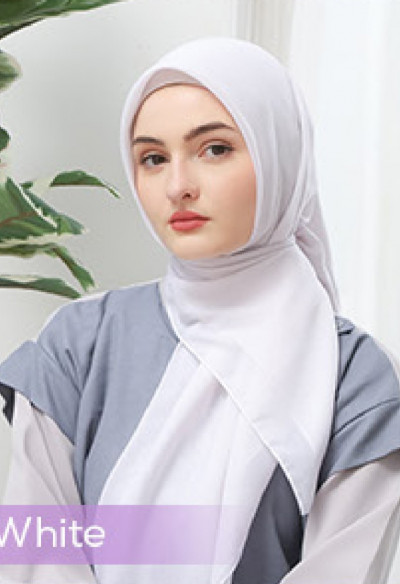 Atlas Hijab Universal Hayya White